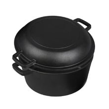 2 Piece Pheme Cast Iron Dutch Oven & Skillet Set